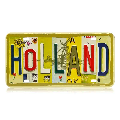 Holland Souvenirs의 핫 판매 번호판